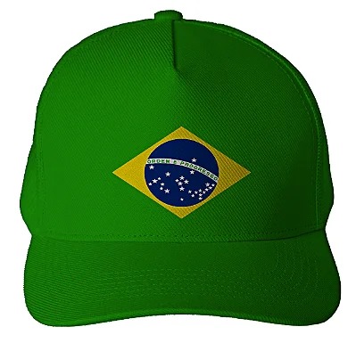 Boné Bandeira Do Brasil