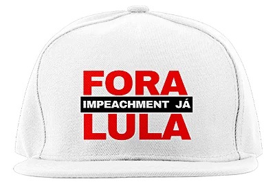 Boné Fora Lula Impeachment Já Cor Branco