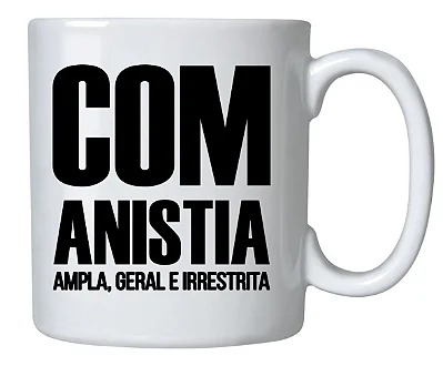 Caneca Com Anistia Mão Direita