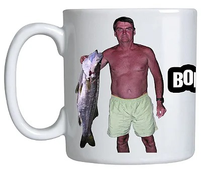 Caneca Branca Estampa 07872604