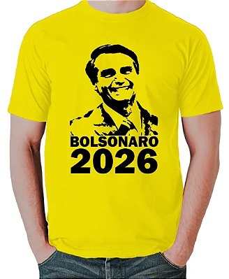 Bolsonaro 2026 Camiseta Amarela