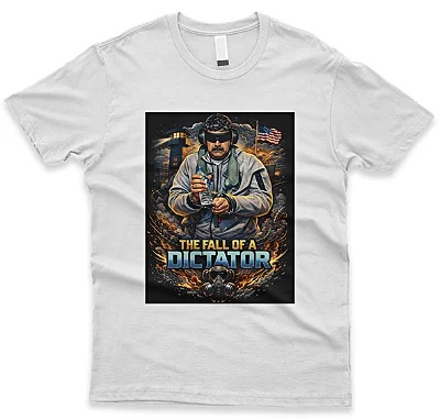 Camiseta The Fall Of Dictator Cor Branca