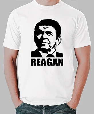 Camiseta Tradicional Reagan Branca