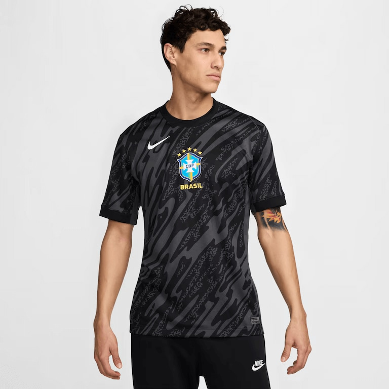 Camisa de Goleiro Brasil 2024/25 Torcedor Pro Masculina