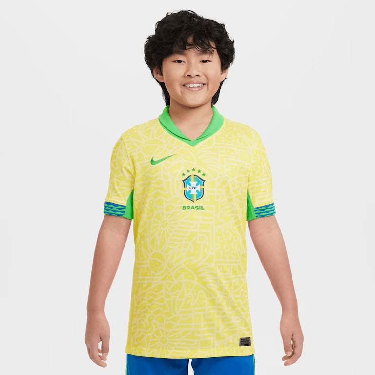 Camisa Brasil I 2024/25 Torcedor Pro Infantil